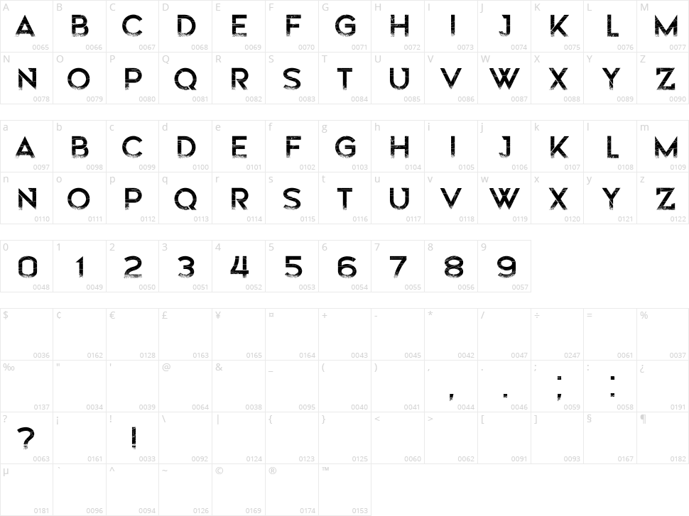 Flipside Character Map