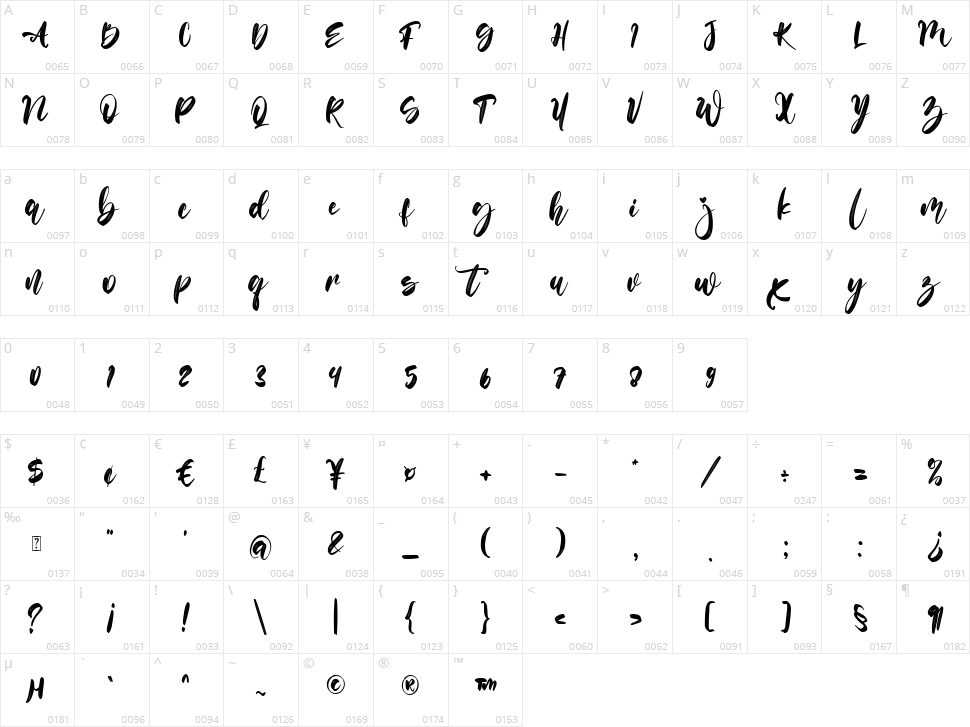 Flower Winter Character Map