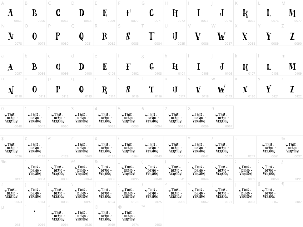 Follower Spooky Character Map