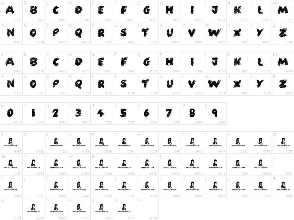Fun Crayon Character Map