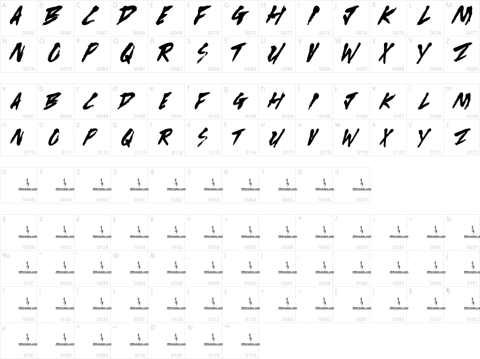 Gang Bangers Character Map