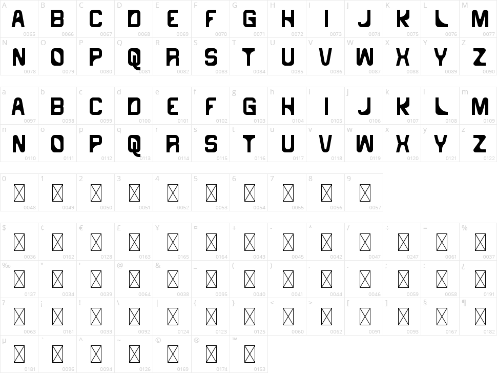 Gengar Character Map