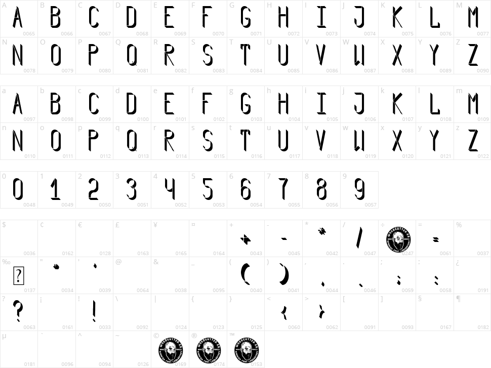 Glamour Streets Character Map