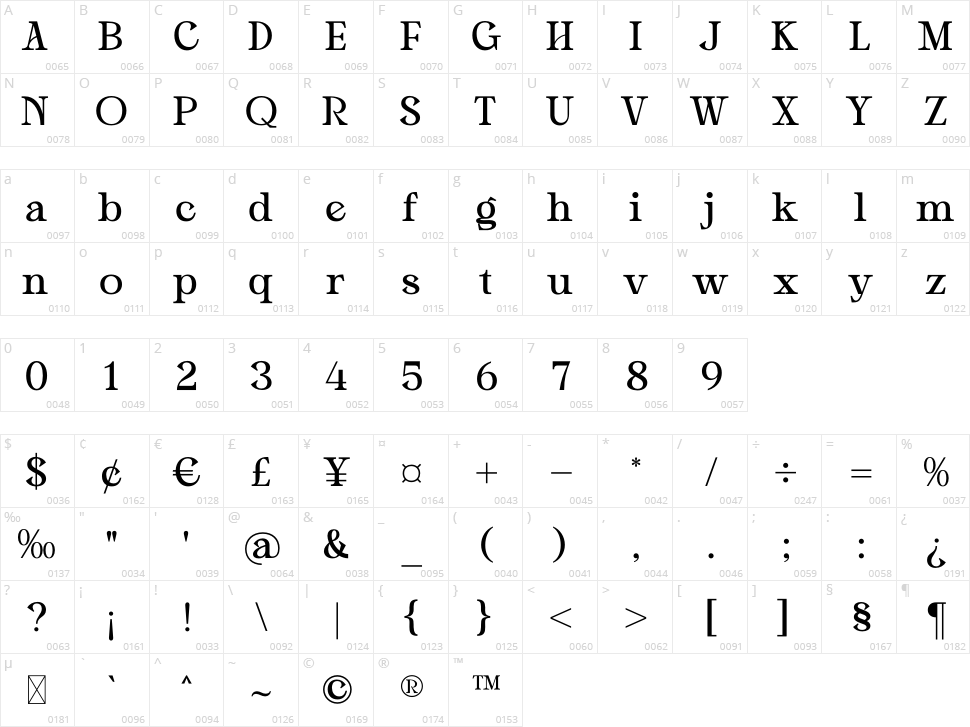 Glow Night Character Map