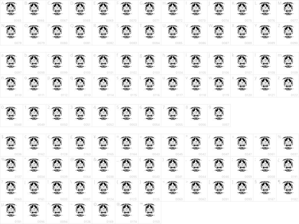 Goblins Character Map