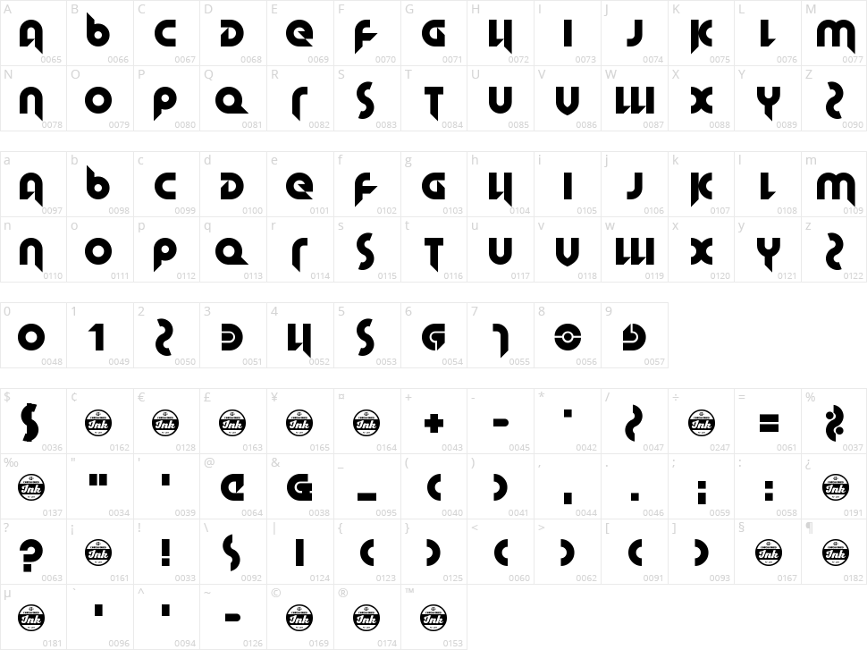 Hallowed Grad Character Map