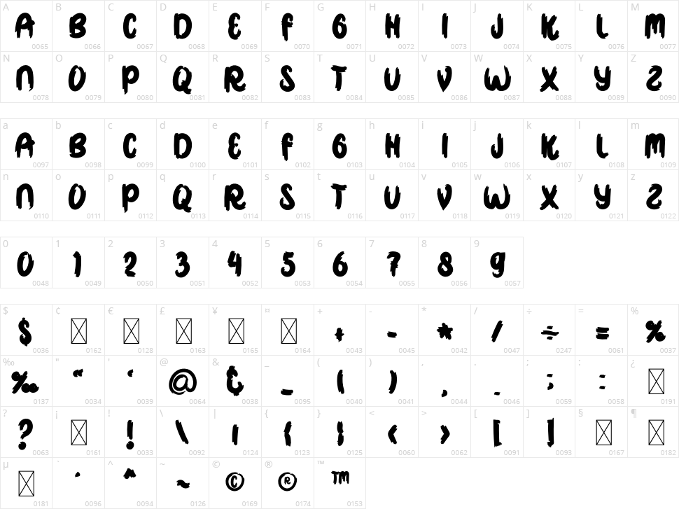 Halloween Monster Character Map