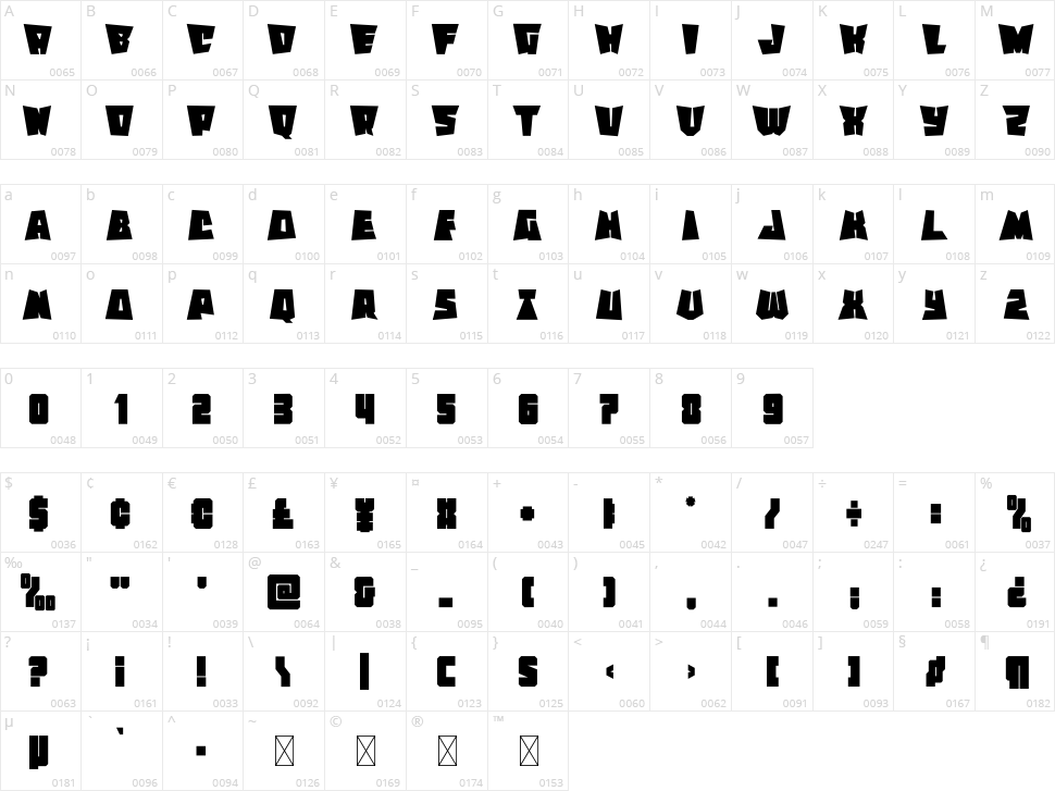 Happy Halloween Character Map