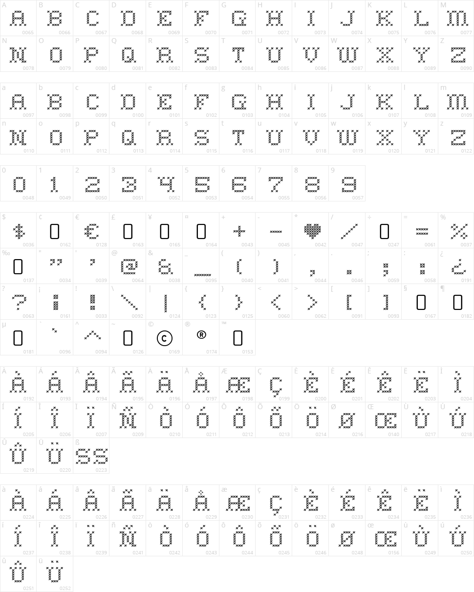 Home Sweet Home Character Map