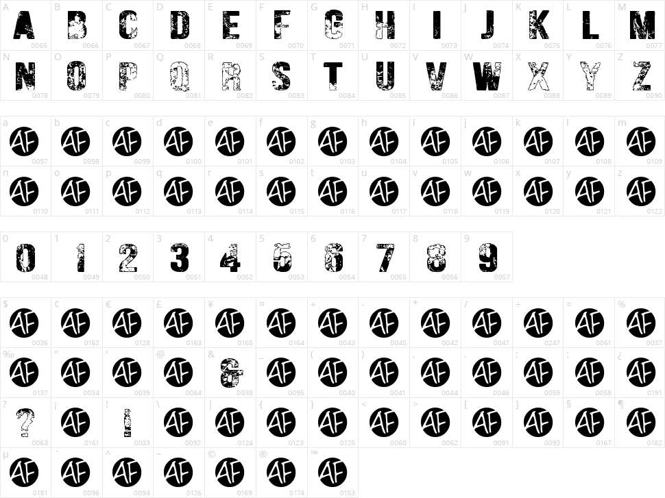 Hungry Ghosts Character Map