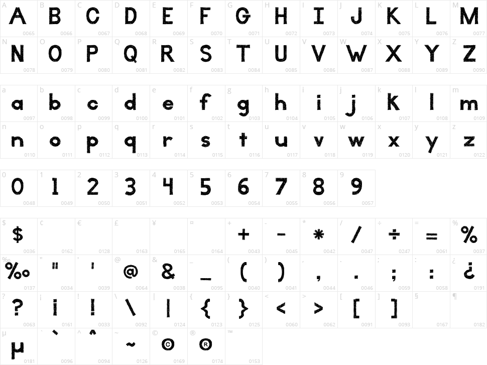 Illuminate Character Map