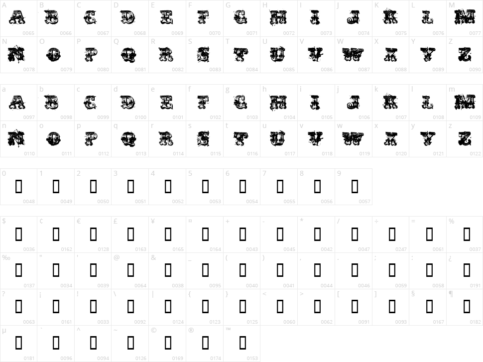 Immoral Character Map