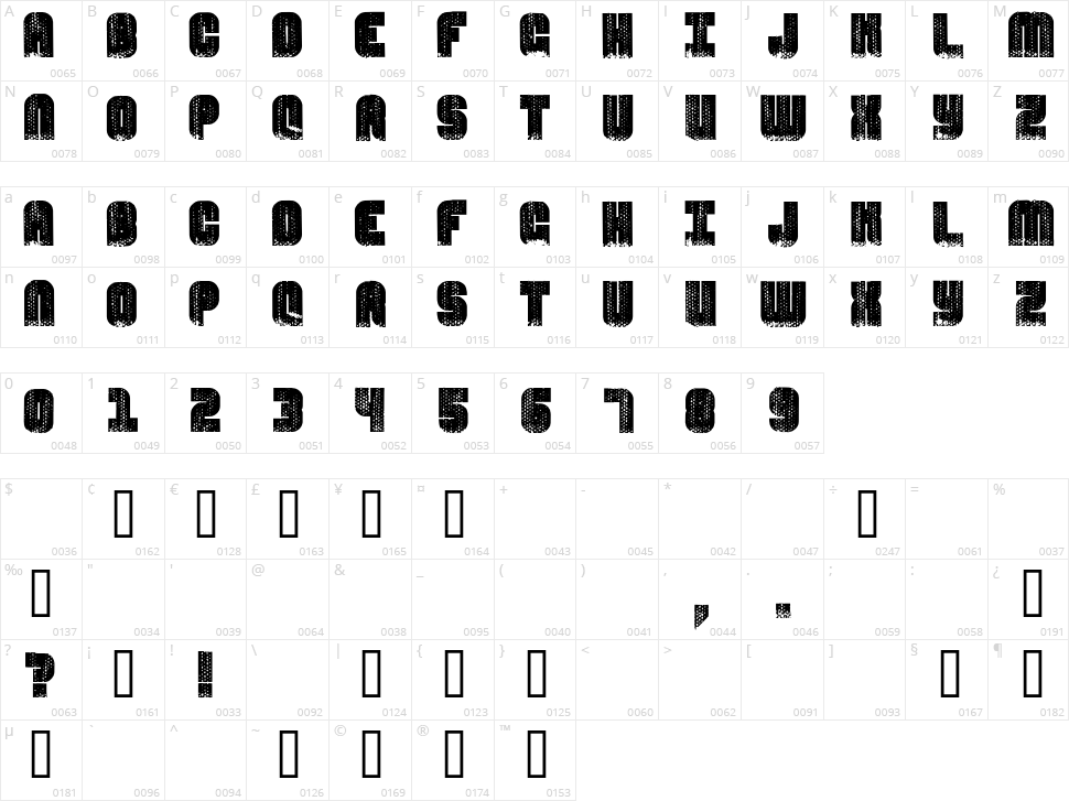In Metro Caves Character Map