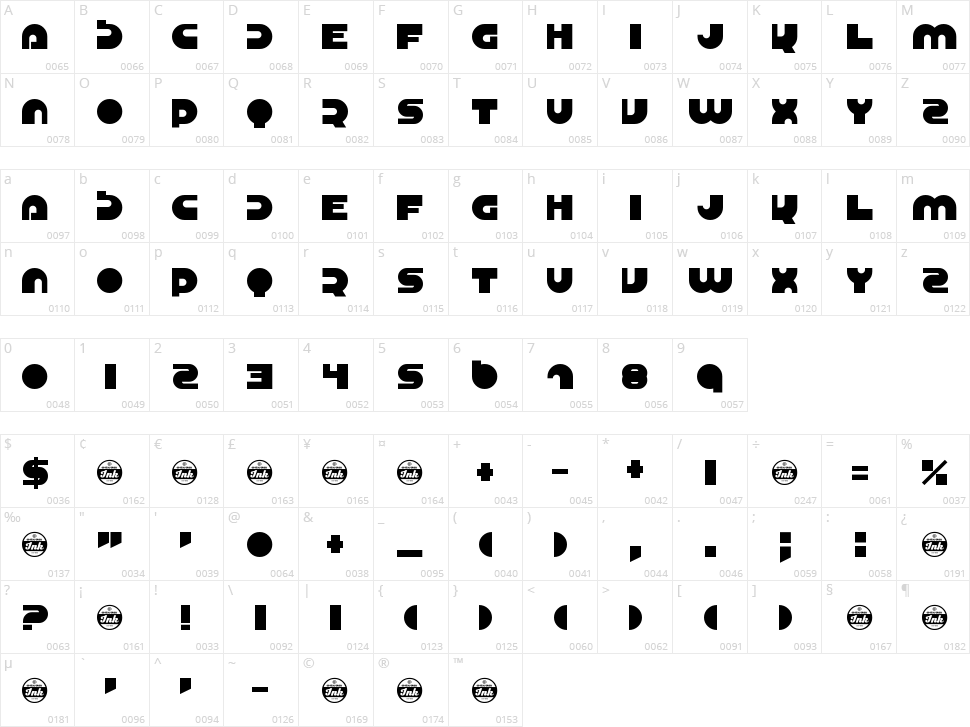 Iregula To Character Map