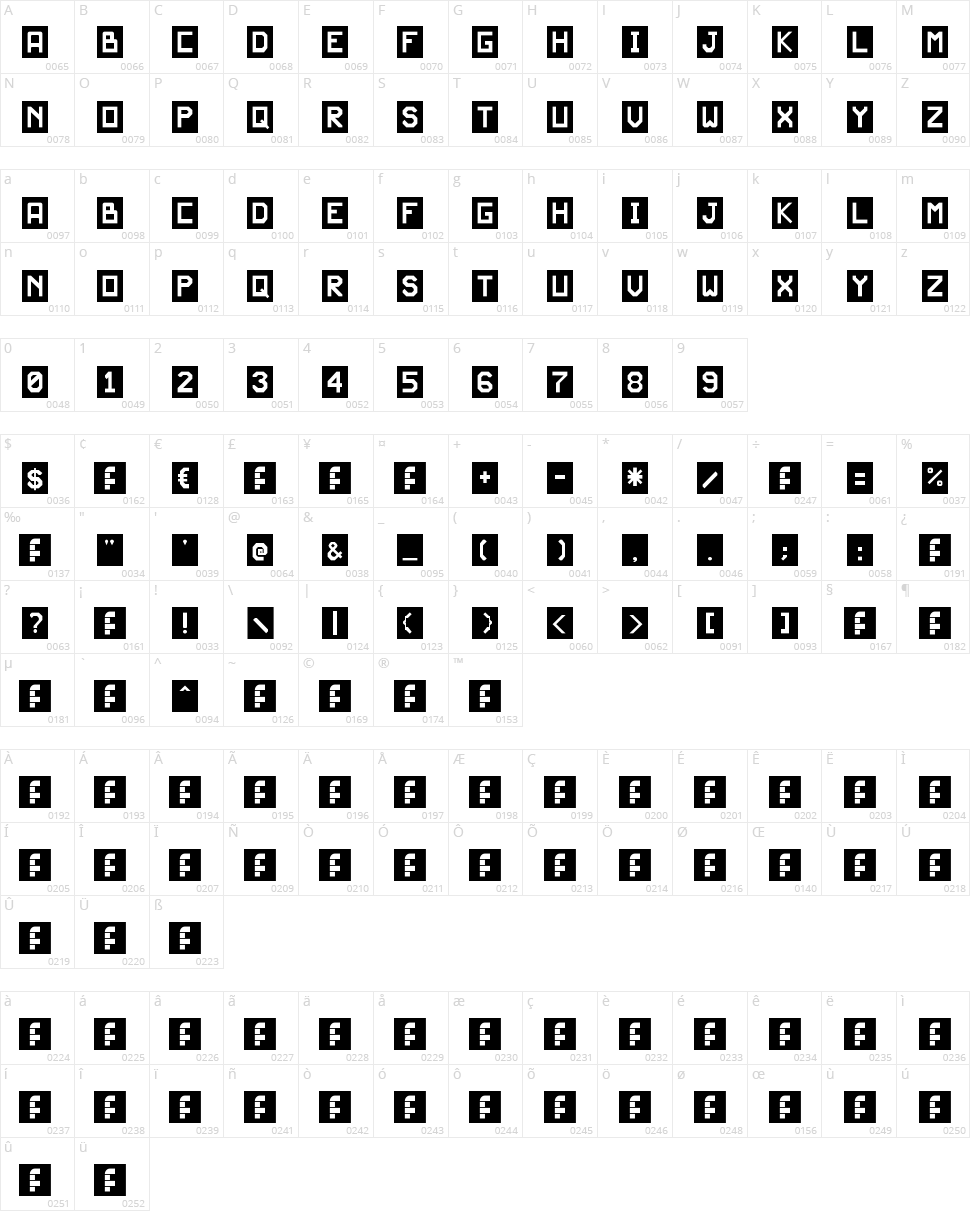 JD Eugenia Character Map