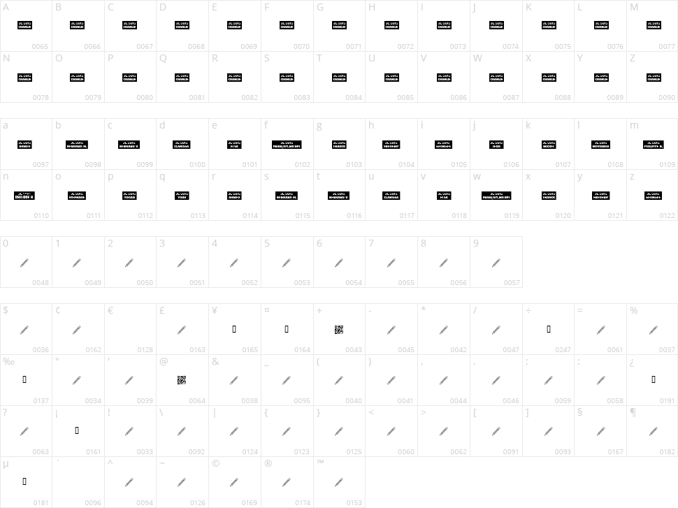Je Suis Charlie Character Map