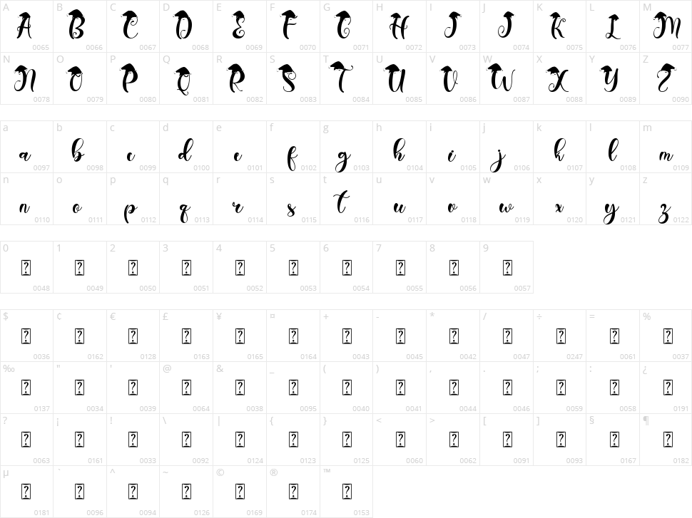 Juliette Santa Character Map