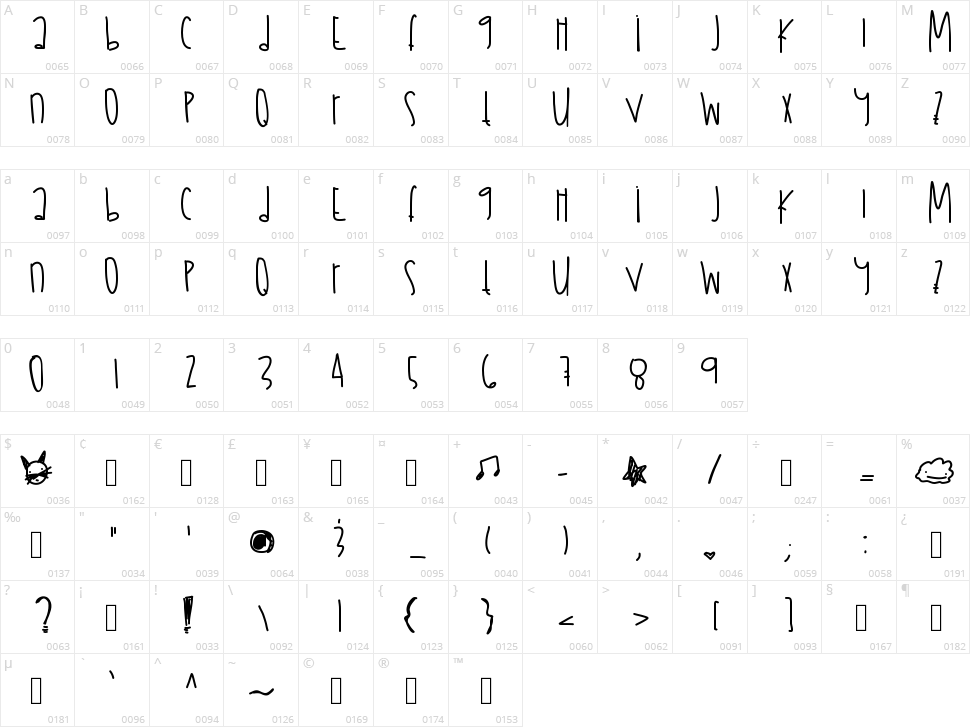 July Fireworks Character Map