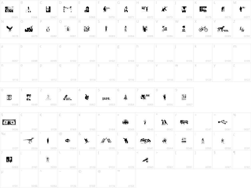 Kids From Snow Hill Character Map