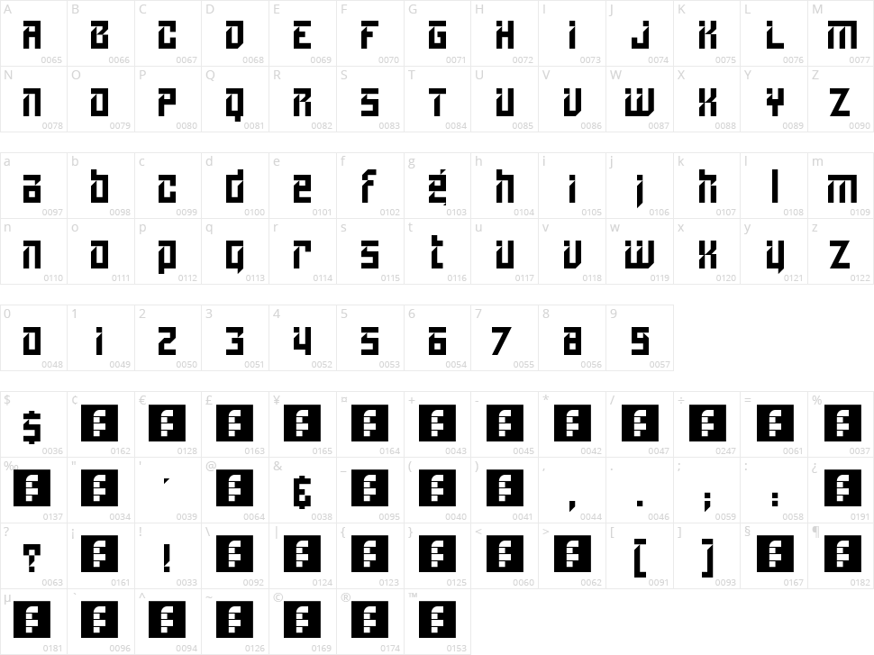 Lampoon Character Map