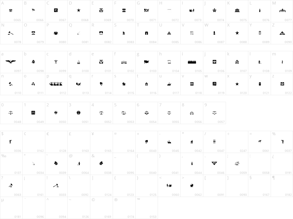 Law & Order Character Map