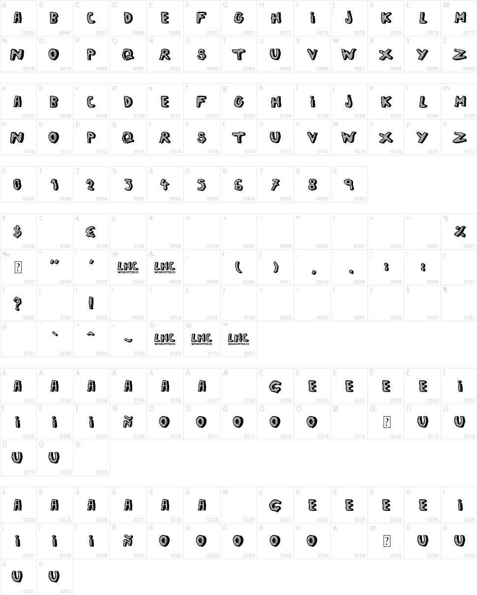 Left Hand Comic Character Map