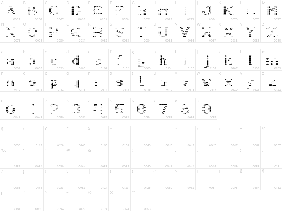 Little Rainy Day Character Map