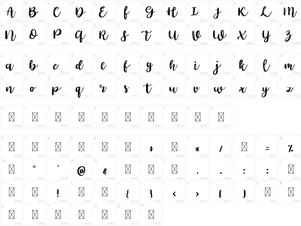 Love Purple Character Map