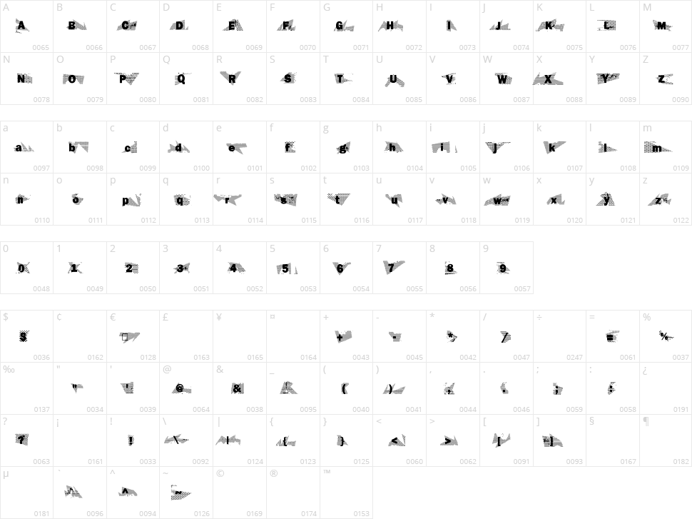 Love Runs Out Character Map