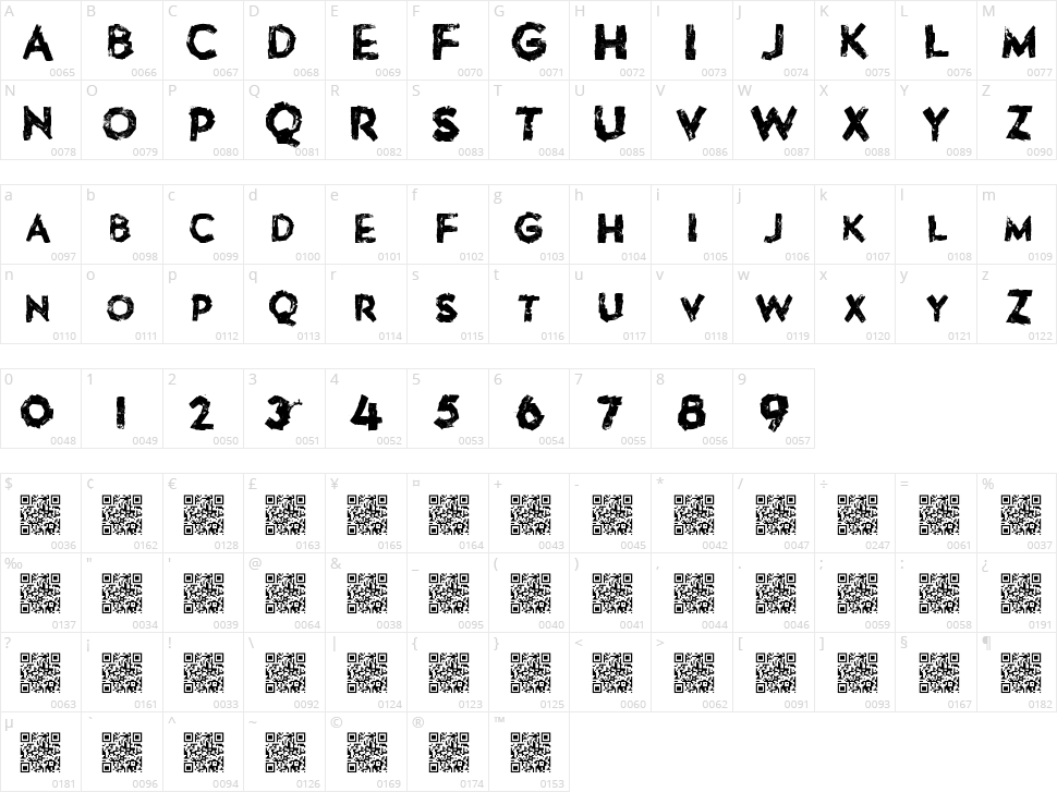 Love Bombs Character Map