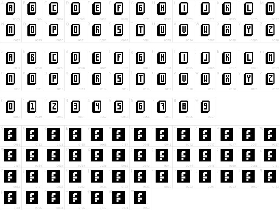 Mahjong Toy Block Character Map