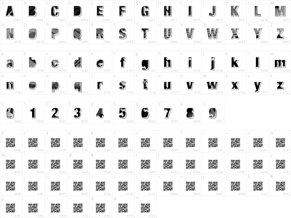 Major Black Character Map