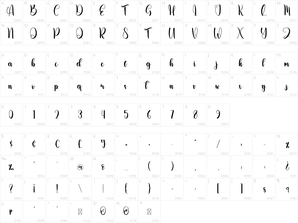 Morning Wintry Character Map