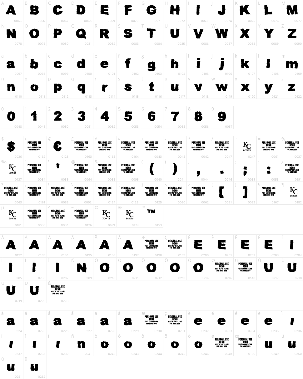 Muddy Tractor Character Map