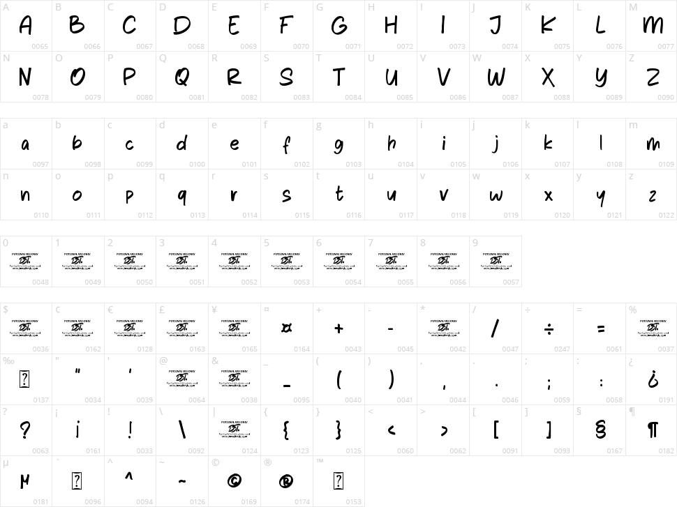 Newyear Playtime Character Map