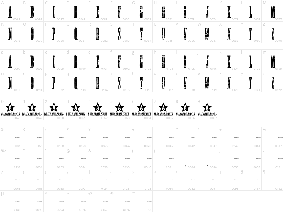 Night Stalker Character Map