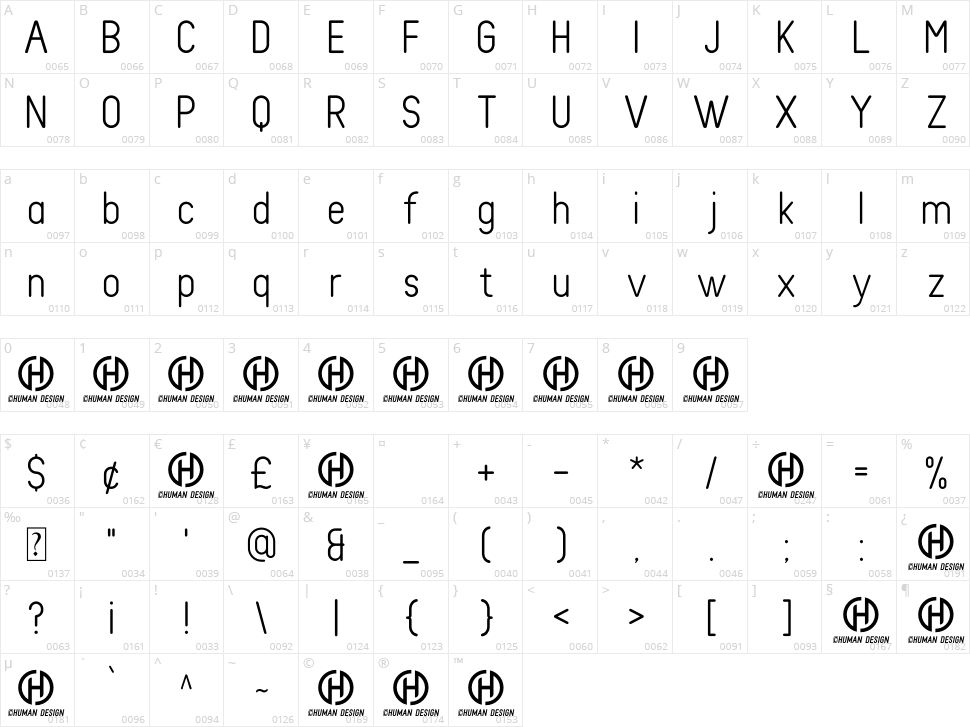 Nirmala Character Map