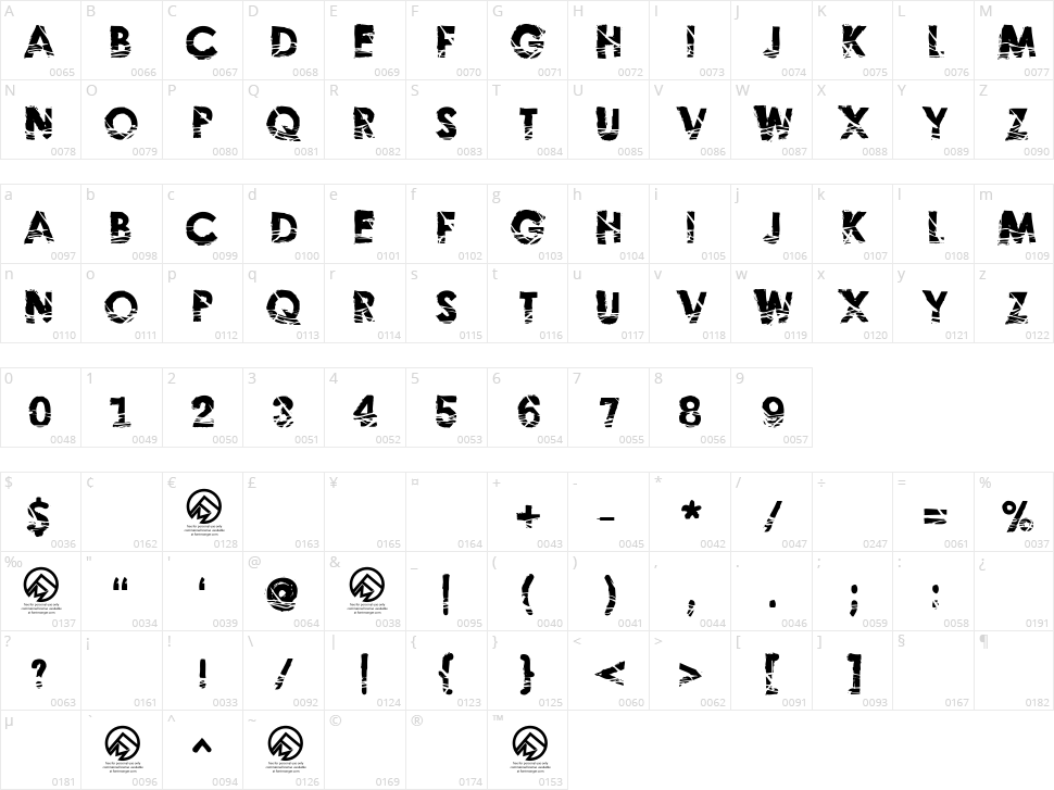 No Hard Evidence Character Map