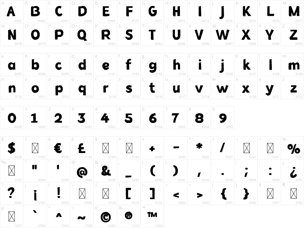November Night Character Map