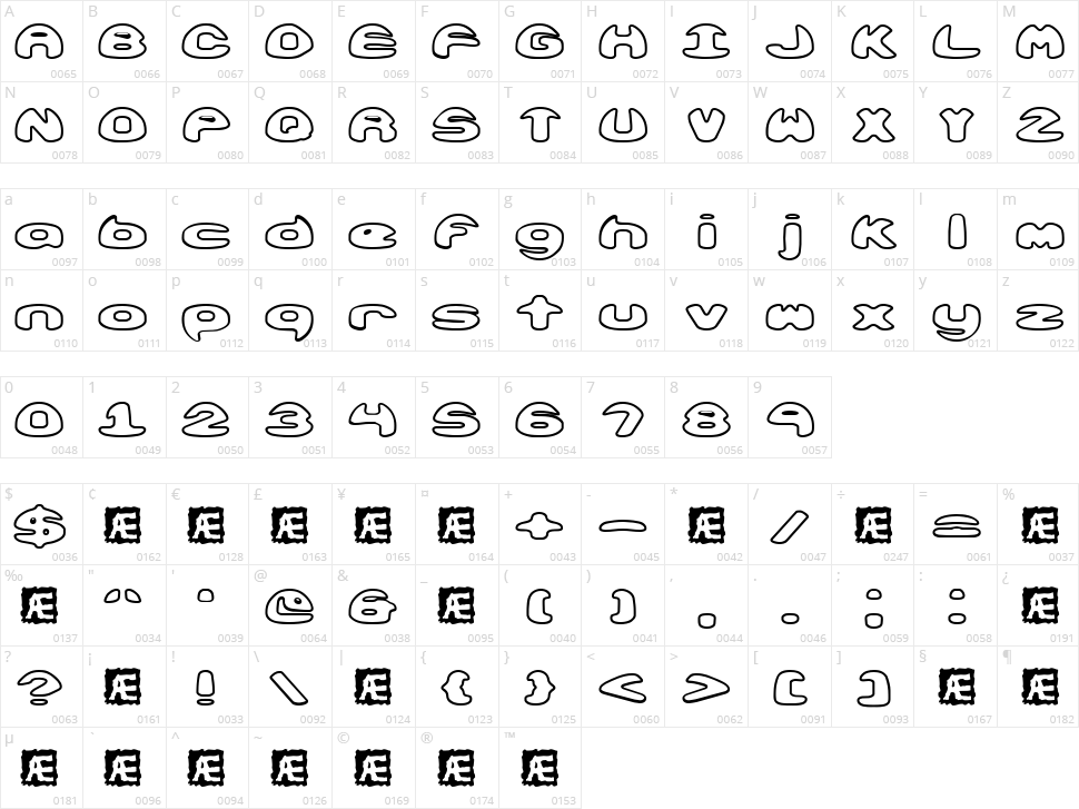Obloquy Character Map