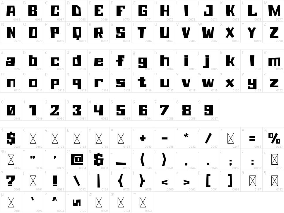 Orca Chase Character Map