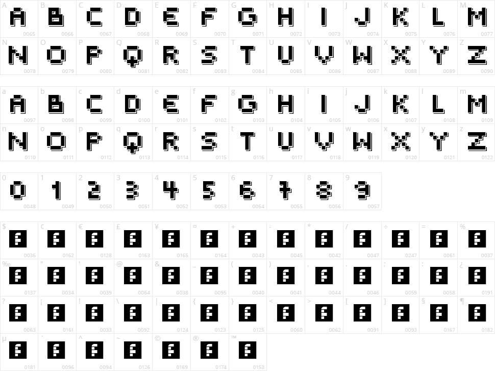 Outer Space Character Map