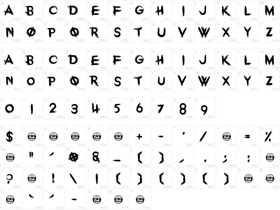 Overdose Sunrise Character Map