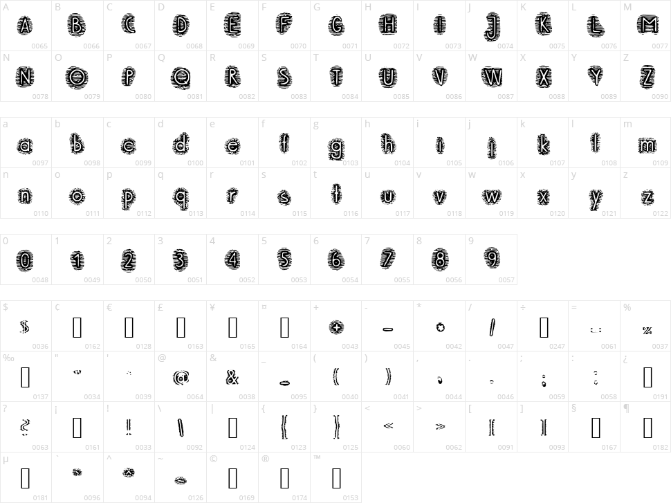 Paper Beach Character Map