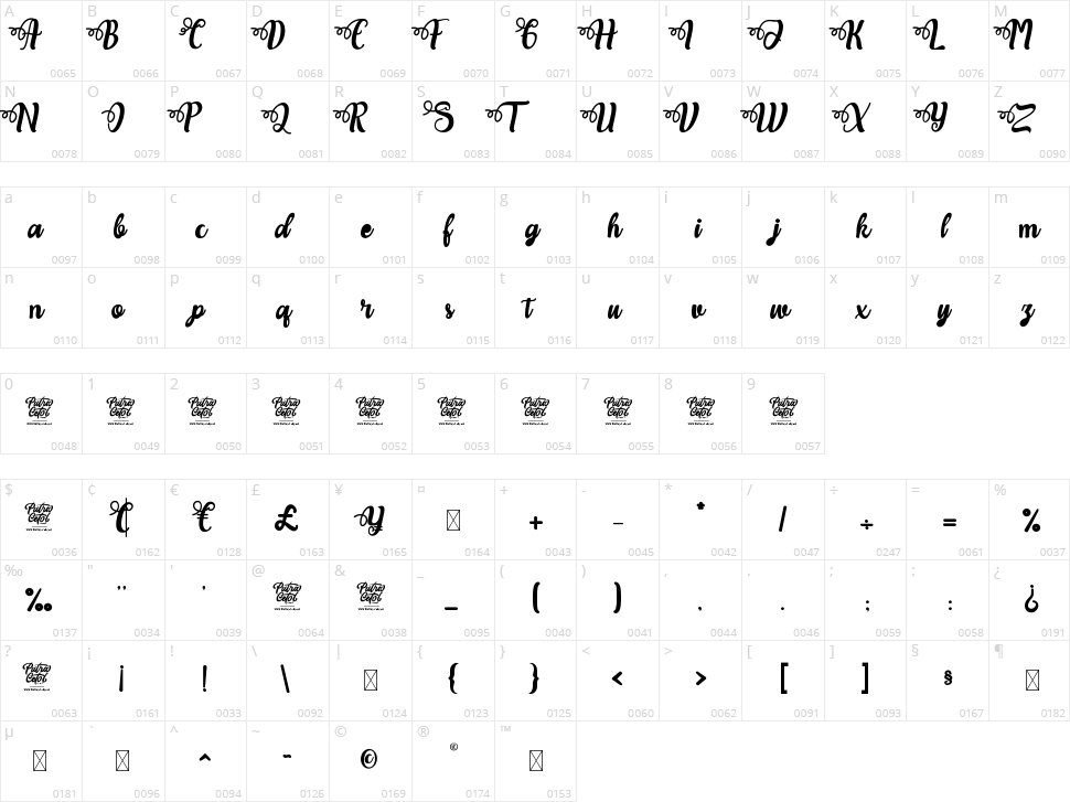 Paradise June Character Map