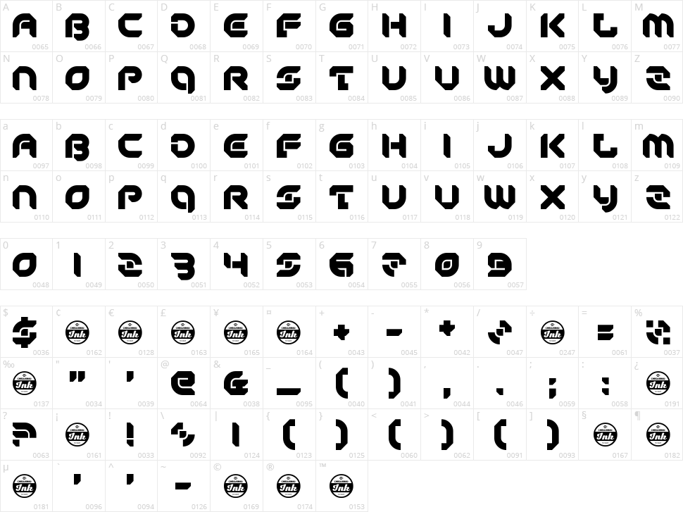 Peace And Equality Character Map