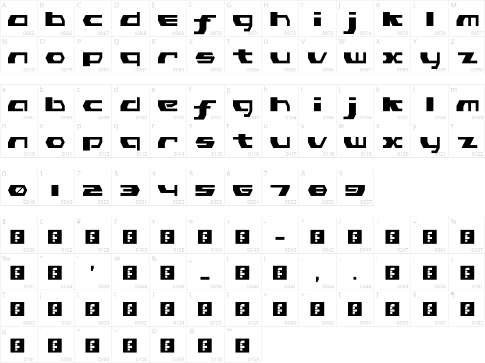 Pink Has Gone Extinct Character Map