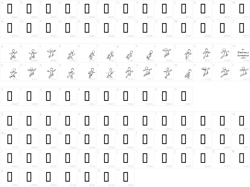 Preston Blair Skip Character Map