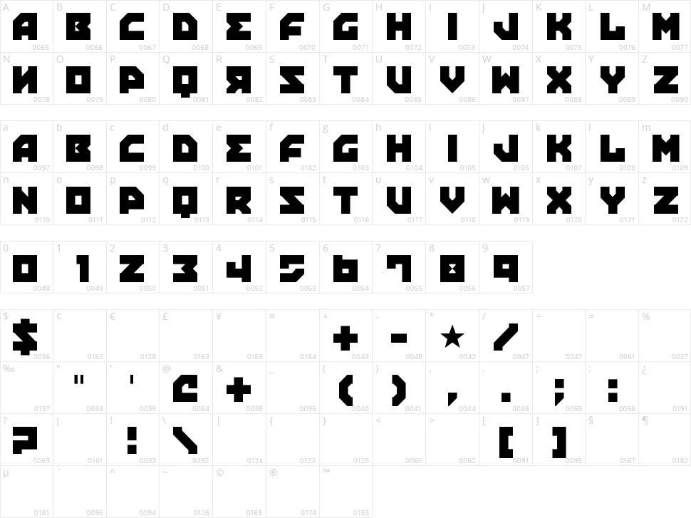 Propaganda Character Map
