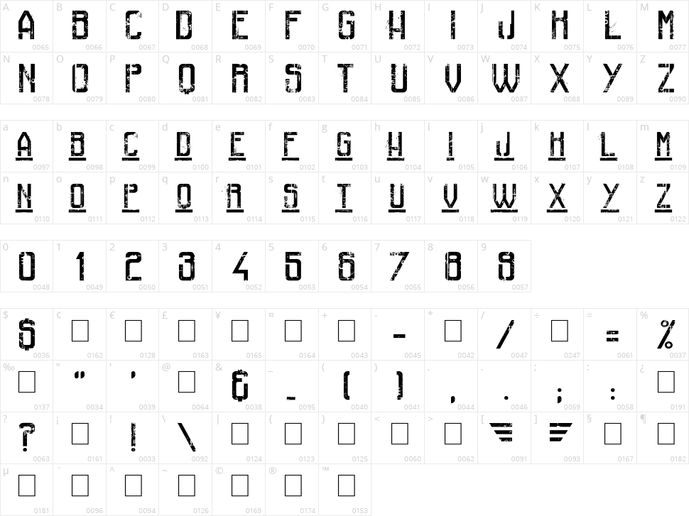 Railway To Hells Character Map